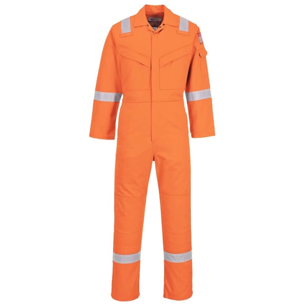Portwest Unisex Vuxen Flamskyddad Antistatisk Overall 4XL Orange 4XL