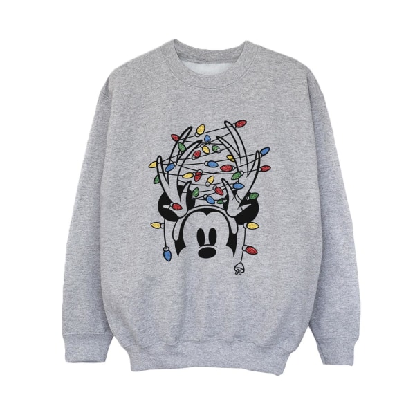 Disney Boys Mickey Mouse Christmas Head Lights Sweatshirt 3-4 Y Sports Grey 3-4 Years