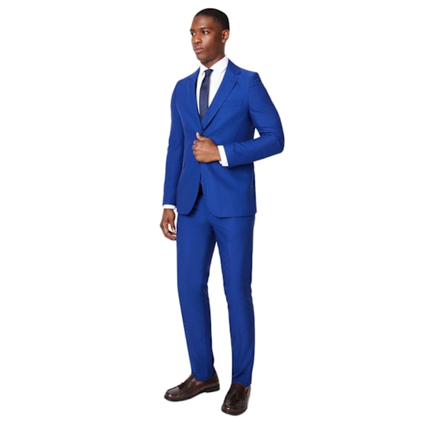 Burton Herr Single-Breasted Slim Suit Jacket 44S Bright Blue Bright Blue 44S