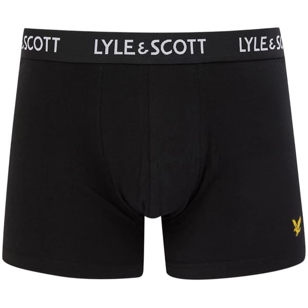 Lyle & Scott Herr bomullsblandning boxershorts (5-pack) M Svart Black M