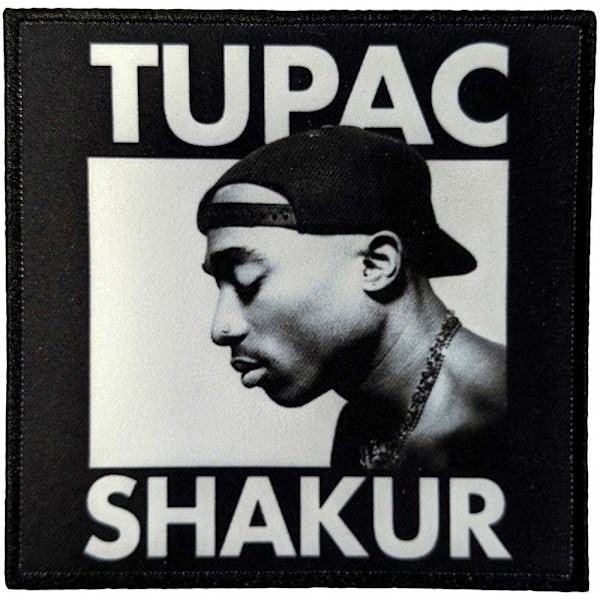Tupac Shakur Only God Can Judge Me Tryckt Patch One Size Svart Black/White One Size