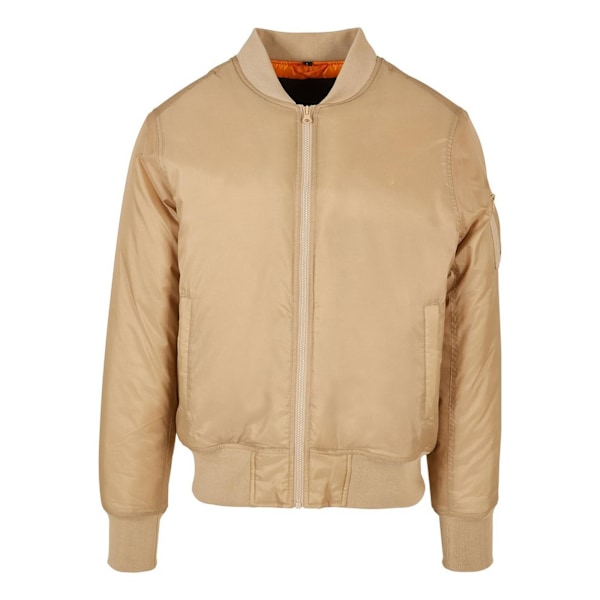 Bygg ditt varumärke Herr Kontrast Bomberjacka 4XL Union Beige Union Beige 4XL