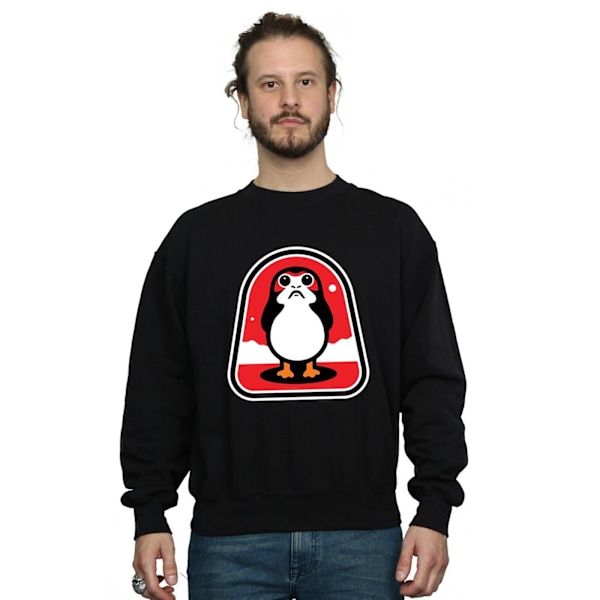 Star Wars Herr The Last Jedi Porgs Badge Sweatshirt XXL Svart Black XXL