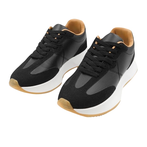 Where's That From Damskor/Kvinnors Metro Suede Löparskor 3 Black 3 UK