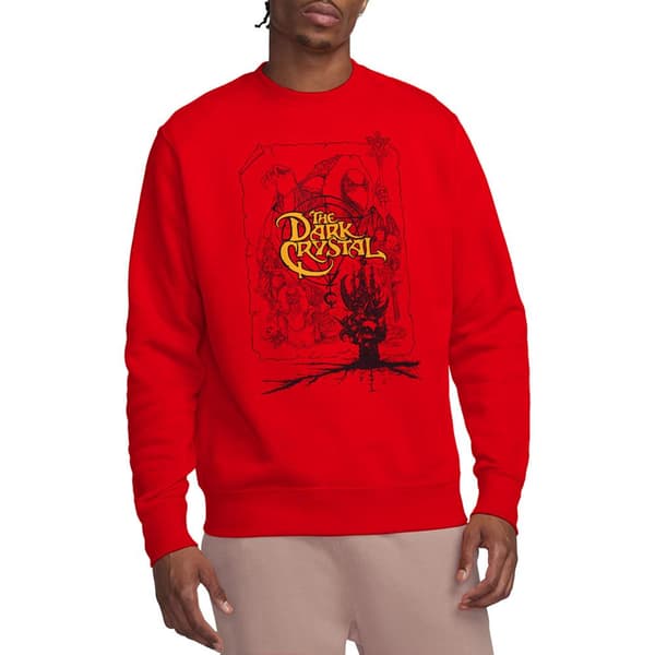 Dark Crystal Unisex Vuxen Affisch Sweatshirt S Röd Red S