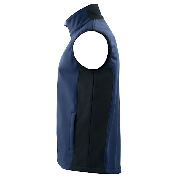 Projob Mäns Softshell Body Warmer 3XL Marinblå Navy 3XL