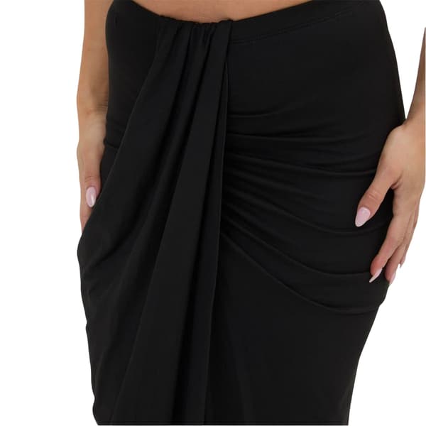 I Saw It First Dam/Dam Twisted Knot Front Maxikjol 10 U Black 10 UK