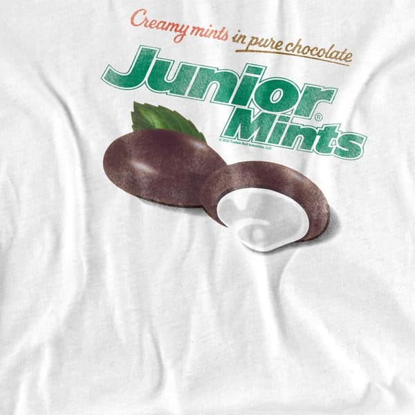 Tootsie Roll Unisex Vuxen Junior Mints Logotyp T-shirt S Vit White S