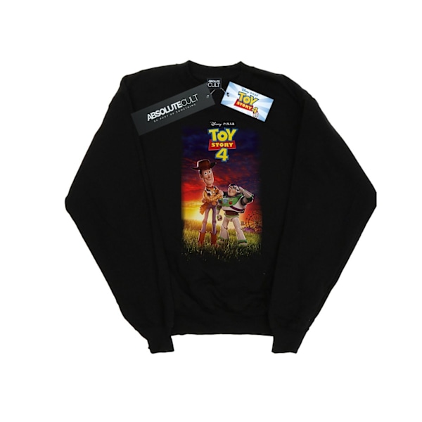 Disney Mens Toy Story 4 Buzz And Woody Poster Sweatshirt 3XL Svart Black 3XL