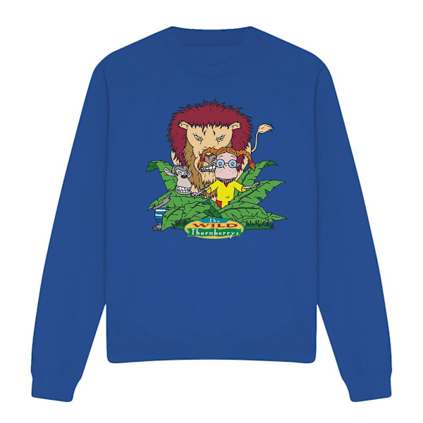 The Wild Thornberrys Unisex Vuxen Sneak Attack Sweatshirt XL Ro Royal Blue XL