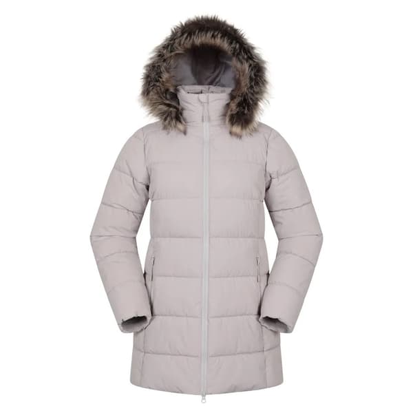 Mountain Warehouse Dam Nola Lång Vadderad Jacka 16 UK Light Beige 16 UK