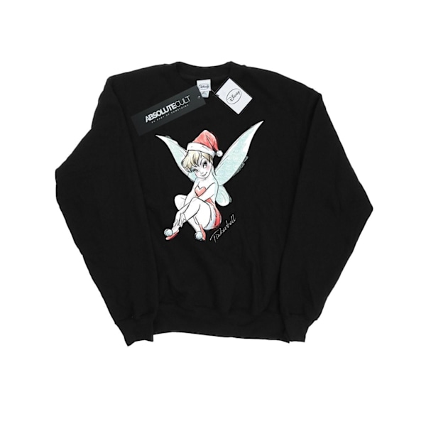 Disney Mens Tinkerbell Jul Fe Sweatshirt L Svart Black L