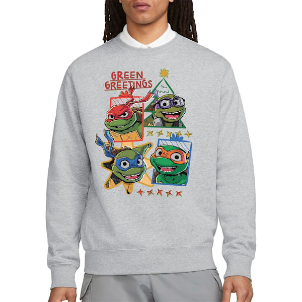 Teenage Mutant Ninja Turtles: Mutant Mayhem Unisex Vuxen Grön Sport Heather M