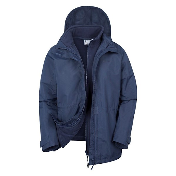 Mountain Warehouse Dam/Damer Fell 3 i 1 Vattenavvisande Jacka Navy 10 UK