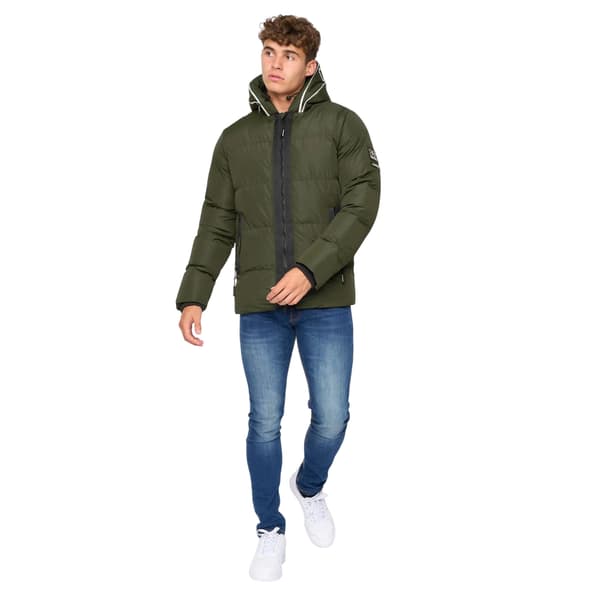 Crosshatch Herr Sandbox Jacka med Huva L Oliv Olive L
