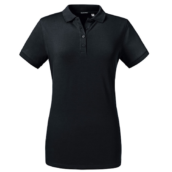 Russell Dam/Kvinnor Skräddarsydd Stretch Polo XS Svart Black XS