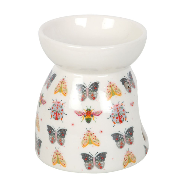 Something Different Floral Bug Oljebrännare One Size Vit/Multic White/Multicoloured One Size