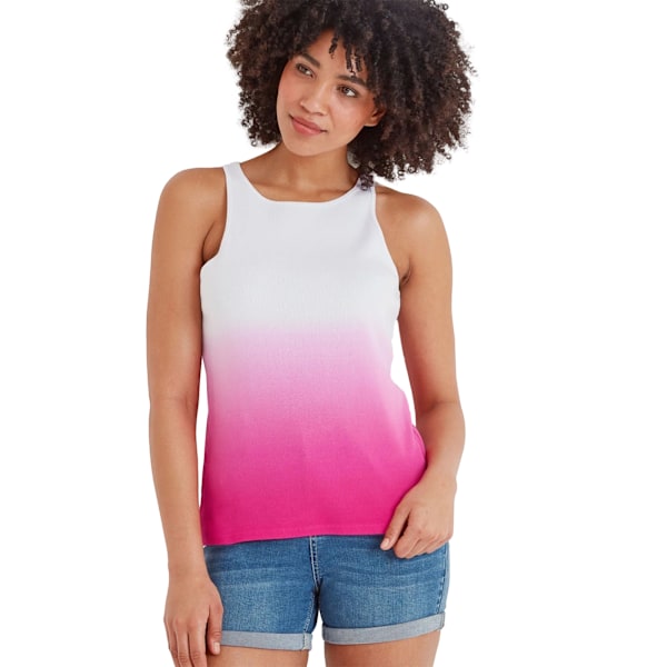 TOG24 Dam/Kvinna Louise Färggradient Tank Top 14 UK Hibiskus Hibiscus Pink 14 UK