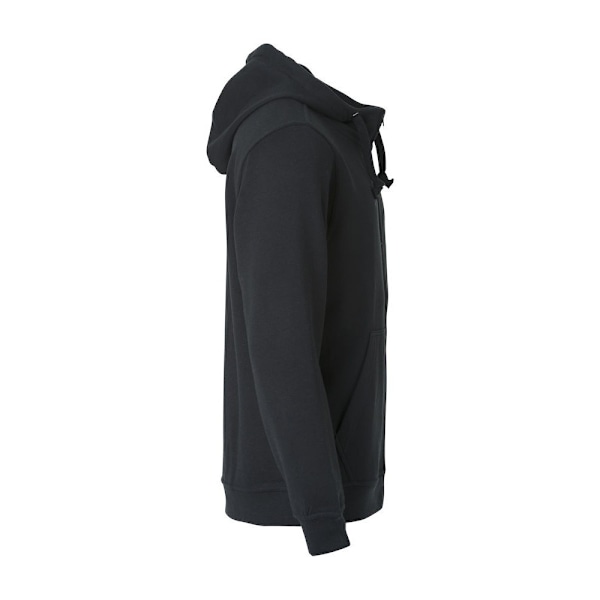 Clique Herr Basic Full Zip Hoodie S Svart Black S