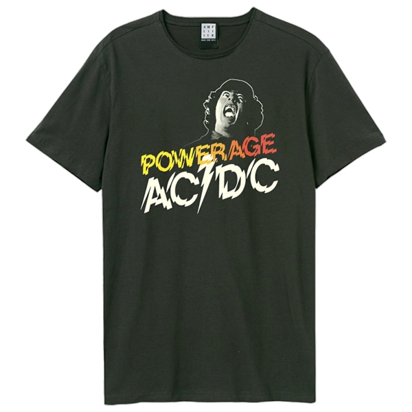 Amplified Unisex Vuxen Angus Powerage AC/DC T-shirt XL Kol Charcoal XL