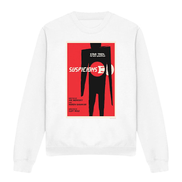 Star Trek Unisex Vuxen The Next Generation Säsong 6 Avsnitt 22 White S