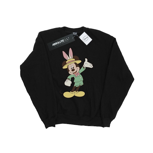 Disney Dam/Damer Mickey Mouse Påskkanin Sweatshirt S Svart Black S