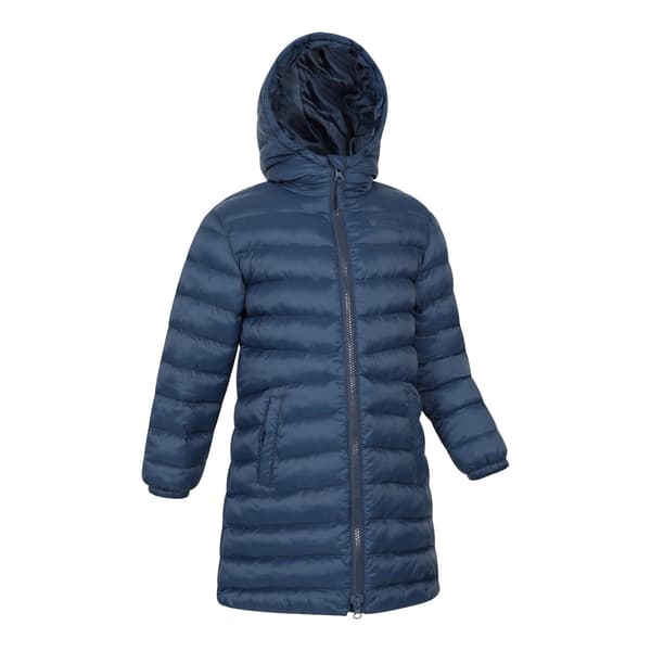 Mountain Warehouse Barn/Barn Florence Långfodrad Vadderad Jacka Navy 13 Years
