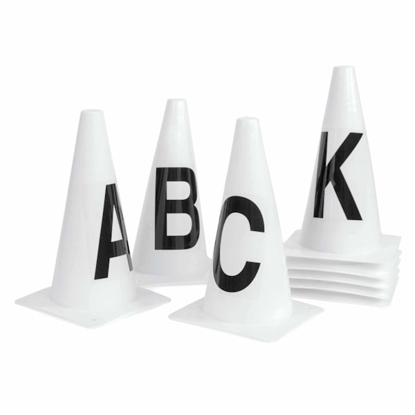 Shires Kon Dressyr Markör Set (8-pack) One Size Vit White One Size