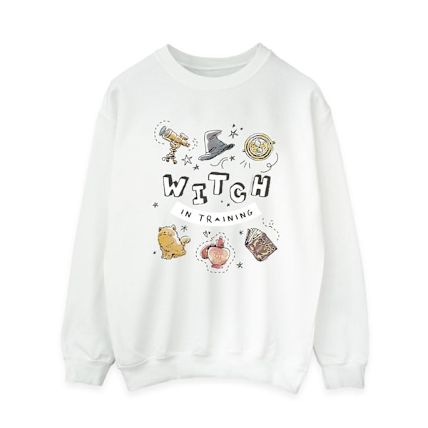 Harry Potter Dam/Kvinnor Häxa Under Utbildning Sweatshirt M Vit White M