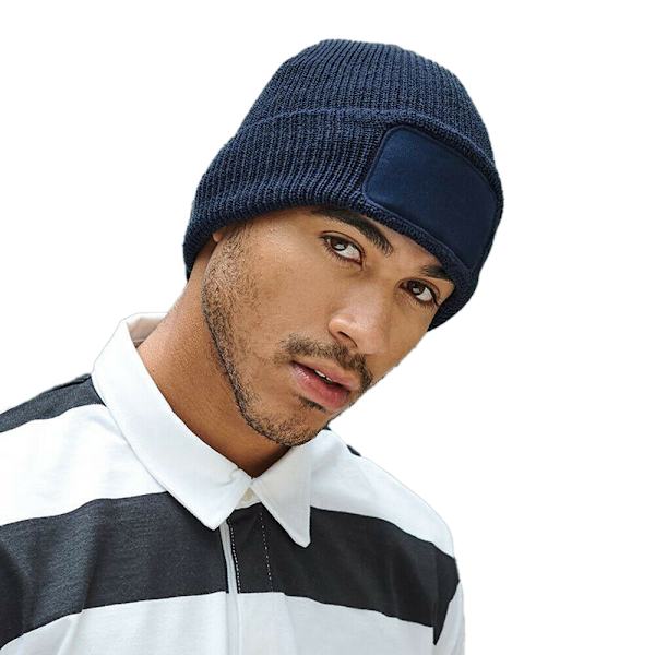 Beechfield Mens Thinsulate Printers Beanie One Size French Navy French Navy One Size
