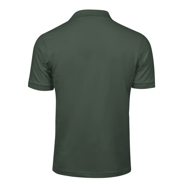 Tee Jays Herr Lyxig Stretch Kortärmad Pikétröja 3XL Mörkgrön Deep Green 3XL