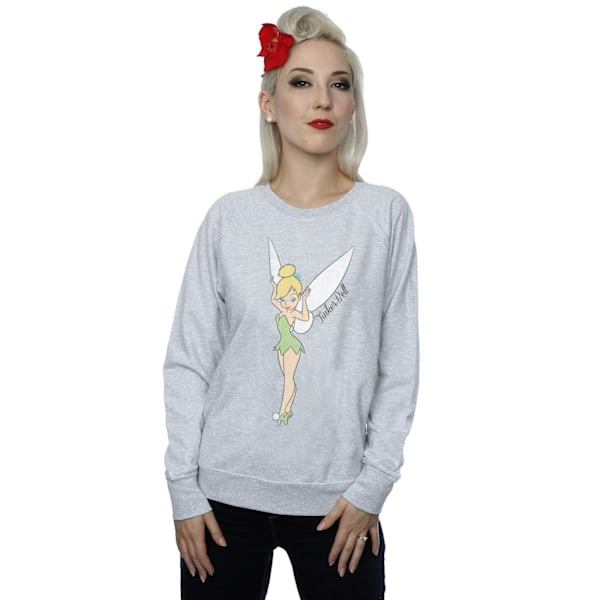 Tinkerbell Dam/Kvinnor Klassisk Sweatshirt XS Heather Grey Heather Grey XS