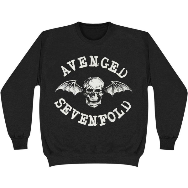 Avenged Sevenfold Unisex Vuxen Death Bat Sweatshirt L Svart Black L