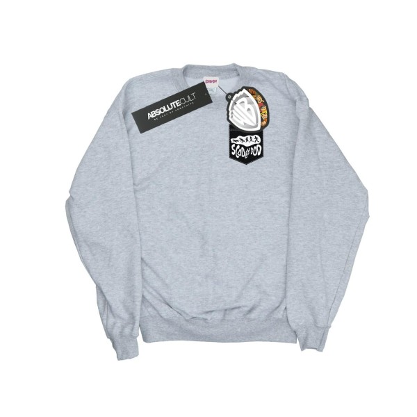 Scooby Doo Pojkar Faux Pocket Sweatshirt 9-11 År Sports Grey Sports Grey 9-11 Years