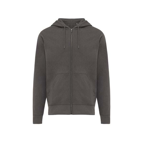 Iqoniq Unisex Vuxen Abisko Återvunnen Bomull Full Zip Hoodie XL A Anthracite XL