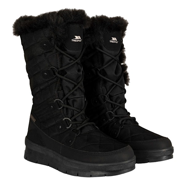 Trespass Womens/Ladies Evelyn Snow Boots 5 UK Svart Black 5 UK