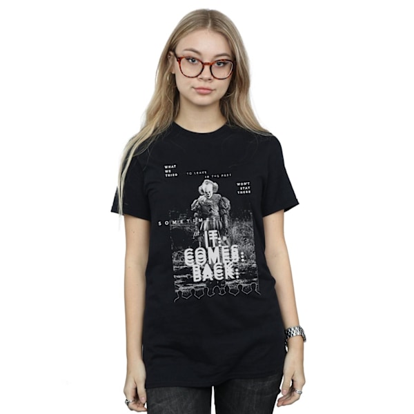 It Chapter 2 Dam/Dam It Comes Back Bomull Boyfriend T-Shi Black 3XL