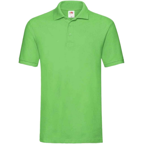 Fruit of the Loom Premium bomullspiké poloskjorta XL Lime Lime XL