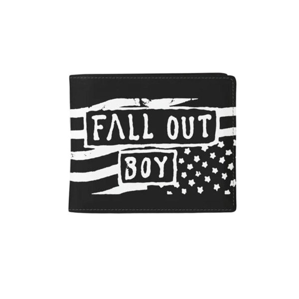 RockSax Flag Fall Out Boy Plånbok One Size Svart/Vit Black/White One Size