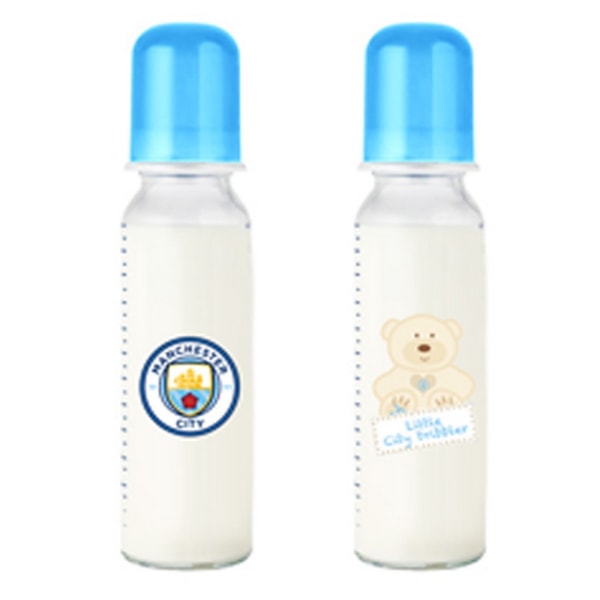Manchester City FC Baby förpackning med 2 One Size Vit White/Blue One Size