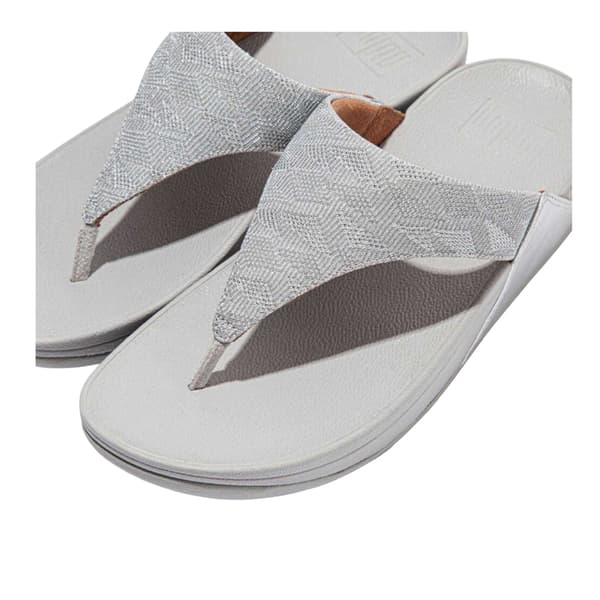 FitFlop Dam Glitz Tåsandaler 7 UK Silver Silver 7 UK
