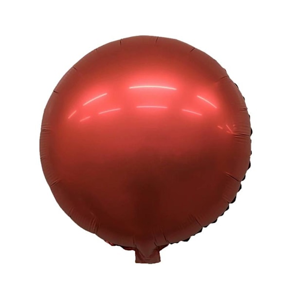 Realmax Rund Folieballong (10-pack) En Storlek Röd Red One Size