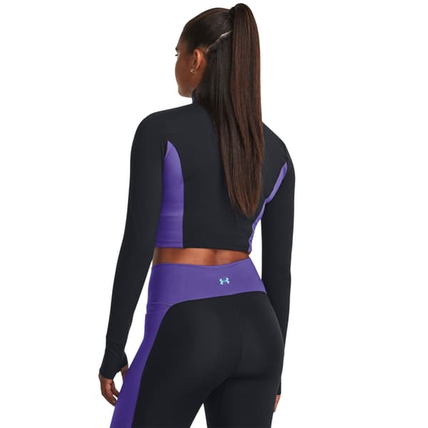 Under Armour Dam Project Rock Cropped Gymjacka 12 U Purple/Black 12 UK