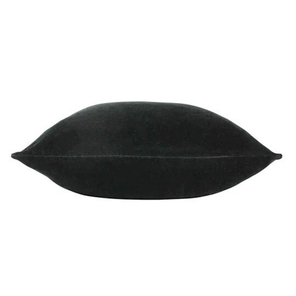 Furn Solo Sammets Kuddfodral Kvadratisk En Storlek Svart Black One Size