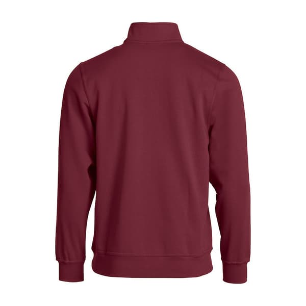 Clique Unisex Vuxen Basic Halv Zip Sweatshirt M Bourgogne Burgundy M