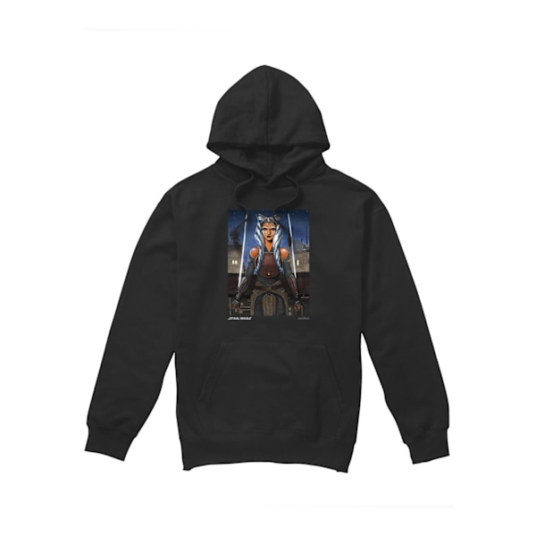 Ahsoka Herr Heroisk Ahsoka Hoodie XXL Svart Black XXL
