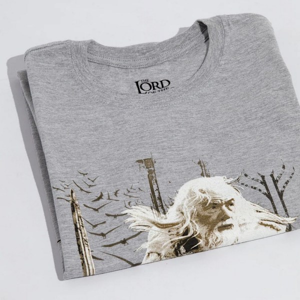 The Lord Of The Rings Gandalf Heather T-shirt L Grå/Matt Guld Grey/Dull Gold L