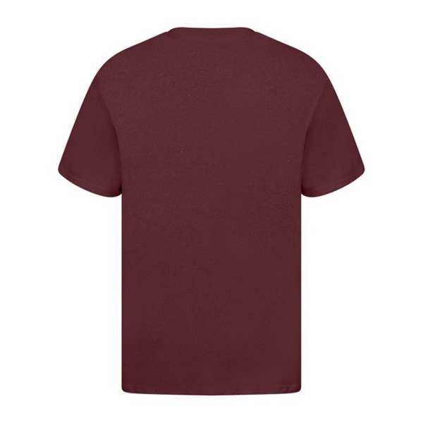 Casual Classic Ringspun T-shirt för män S Rödbrun Maroon S