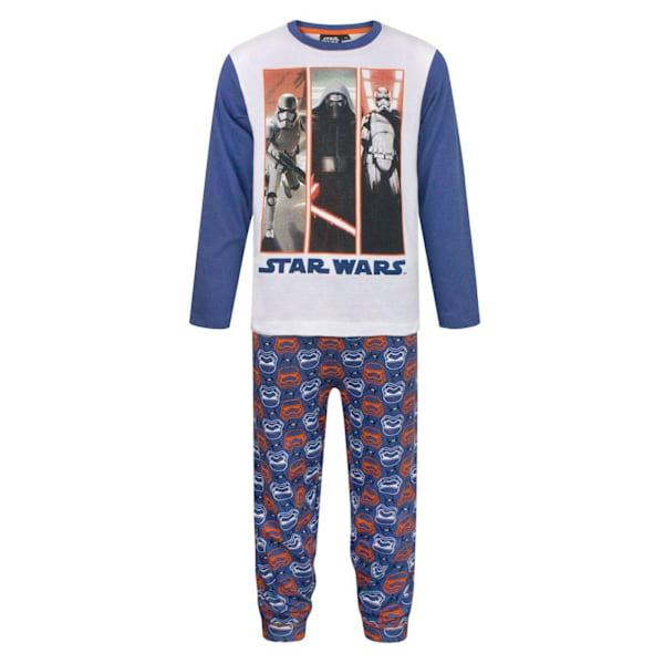 Star Wars: The Force Awakens Pojkar Panel Lång Pyjamas Set 4 År Blue 4 Years