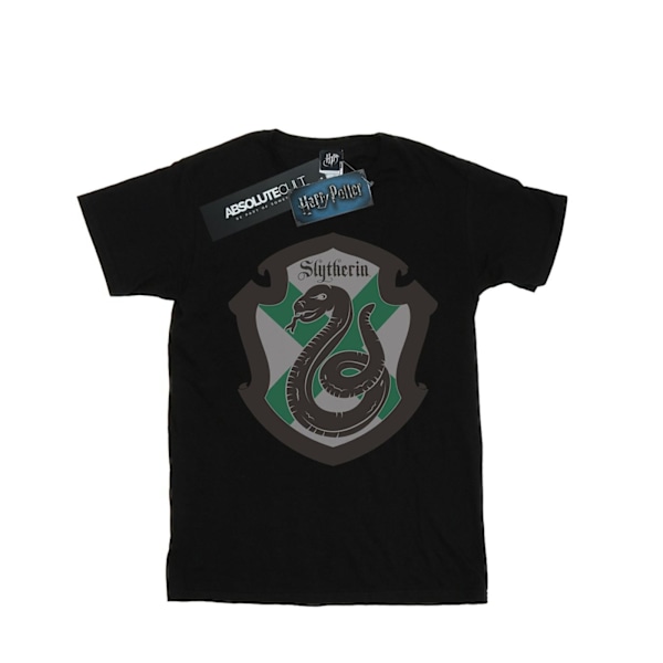 Harry Potter T-shirt med Slytherin-vapen, svart, storlek XL Black XL